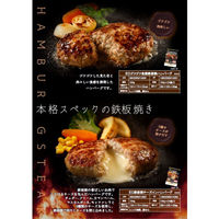 日東ベスト [冷凍] EC鉄板焼チーズインハンバーグ 100g×24個 4902385014367 1セット(100g×24個)（直送品）