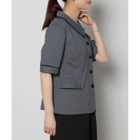 ボンマックス オーバーブラウス ブルーグレイ 21号 AJ0859 AJ0859-2-21G 1着（直送品）