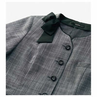 ボンマックス オーバーブラウス モノトーン 17号 AJ0862 AJ0862-30-17G 1着（直送品）