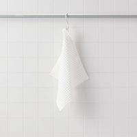 無印良品 ワッフルハンドタオルループ付き（新） ３４×３５ｃｍ オフ白 良品計画