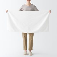 無印良品 ふっくらパイルバスタオル ６０×１２０ｃｍ オフ白 1セット（1枚×2） 良品計画