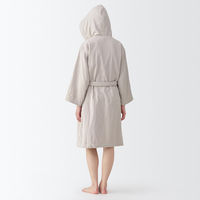 無印良品 ガーゼパイルバスガウン 男女兼用ＬーＸＬ ベージュ 良品計画