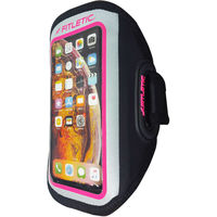 FITLETIC(フィットレティック) ランニング アームバンド Forte Plus S/M ＢＬＫ／ＰＮＫ FP10J 1個（直送品）