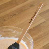 DEAN&DELUCA（ディーン&デルーカ） シリコンソフトヘラ木柄　チャコールグレー 4580379239943 1個