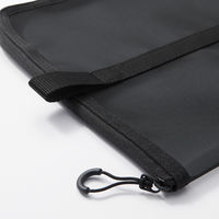 無印良品 ナイロンメッシュ 縦型書類ケース 仕切り付 Ａ４サイズ用 黒 良品計画