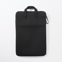 無印良品 ポリエステル 縦型クッションタブレットケース １１型用 黒 良品計画