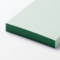 無印良品 カラーメモパッド ドット方眼 約７８×１４７ｍｍ １６０枚 緑 1セット（1冊×2） 良品計画