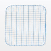 無印良品 インド綿 先染めふきん ６枚組 ブルー 約４０×４０ｃｍ 良品計画