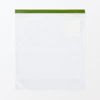 無印良品 マチ付きダブルチャック フリーザーバッグ Ｌ １５枚入り 1セット（1袋（15枚入）×2） 良品計画