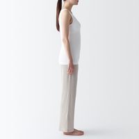 【レディース】無印良品 婦人 なめらかブラタンクトップ 婦人Ｍ 白 良品計画