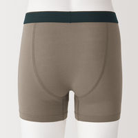 【メンズ】無印良品 紳士 なめらか 前開きボクサーパンツ 紳士Ｌ モカブラウン 良品計画