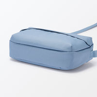 無印良品 背面ポケット付き 撥水ショルダーバッグ スモーキーブルー 良品計画