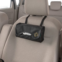 ボンフォーム ファンシー クラッシーミッキー ティッシュカバー ブラック 7244-05BK 1個（直送品）