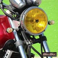 マッドマックス 汎用 丸形ミニヨーロピアンウインカー ブラック/黄ばみ 2個セット MM11-0063-LY 1セット(2個)（直送品）