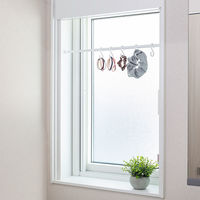 積水樹脂 リビングポールミニ/ホワイト S NW●12個セット 4906648098682 1セット(12個入)（直送品）