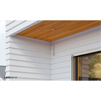 川口技研 軒天用物干 SPI-65-ST ステンカラー 高さ650mm [2本入] 1セット(2本入)（直送品）