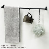 水上 FIRST PRO ステンレス タオルバー ブラック 600 TB-600-B 1個（直送品）
