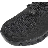 ケイゾック ゴム紐軽量通気シューズ グレー 27cm KZS-111 1足（直送品）