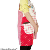 セントレディス ムーミンエプロン リトルミイパッチワークレッド ST-IM0016 1枚