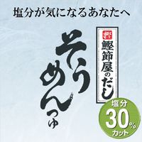 お塩ひかえめストレートそうめんつゆ　500ml 3個 ヤマキ　麺つゆ