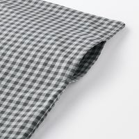 無印良品 再生ポリエステル 乾きやすい 掛ふとんカバー Ｄ １９０×２１０ｃｍ用 ブラウンチェック 良品計画