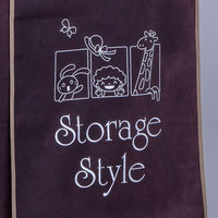 アストロ ハンガーラックカバー ブラウン 613-26 1セット(1枚×3)（直送品）