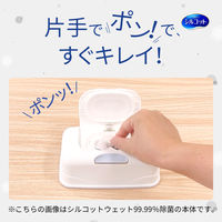 シルコット×BRUNO　ウェットティッシュ アルコール除菌　99.99%除菌　除菌シート 詰め替え 1個（40枚入×3）ユニ・チャーム