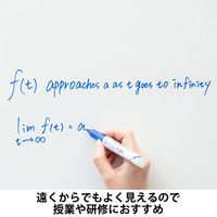 アスクル ホワイトボードマーカーくっきり 細字丸芯　青　直液カートリッジ式　AS-WBKFM-03 1セット（36本：12本入×3箱） オリジナル