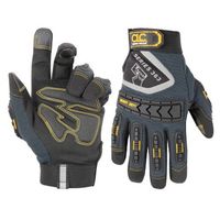 エスコ [XL] 手袋(耐衝撃) EA353GE-38 1双（直送品）