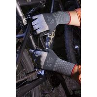 エスコ [M] 手袋(ナイロン・ポリエステル・ニトリルゴムコート/10双) EA354GD-61B 1袋(10双)（直送品）