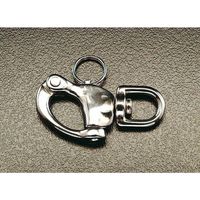 エスコ 125.4mm スイベルスナップ(ステンレス製) EA638FM-3 1個（直送品）