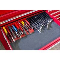 エスコ 273x45mm プライヤーラック(赤) EA508SM-77 1個（直送品）