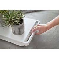 エスコ 280x450mm/100kg ドーリー(ポリプロピレン製/ホワイト) EA520AC-16 1個（直送品）