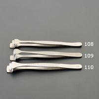 エスコ 125mm/400J WAFER用ピンセット(ステンレス製) EA595AK-109 1個（直送品）