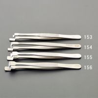 エスコ 125mm/300J WAFER用ピンセット(ステンレス製) EA595AK-156 1個（直送品）