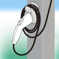 エスコ [給電ポール用] EVコネクターホルダー EA940CV-166 1組（直送品）