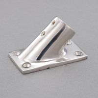 エスコ 25mm パイプ用アングルベース(ステンレス製) EA951EW-151 1個（直送品）