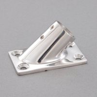 エスコ 25mm パイプ用アングルベース(ステンレス製) EA951EW-152 1個（直送品）