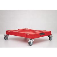 QBRICK キューブリック QS1 ストッパー付キャスター赤 SKRQTPONE2WCZEPG003 1個（直送品）