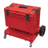 QBRICK キューブリック QS1 ストッパー付キャスター赤 SKRQTPONE2ACZEPG003 1個（直送品）