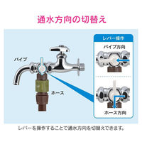 カクダイ 蛇口分岐継手 GA-QA051 1個（直送品）