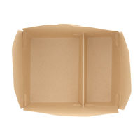 【アウトレット】【Goエシカル】訳あり ＨＥＩＫＯ バンブーランチボックス 2仕切 004770934 1セット（75枚：25個入×3束）