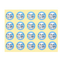 【アウトレット】【Goエシカル】訳あり ＨＥＩＫＯ タックラベル  Ｎｏ．825　牛乳使用 1セット（180片：60片入×3パック）