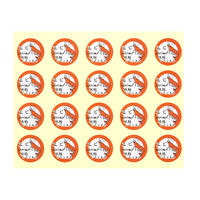 【アウトレット】【Goエシカル】訳あり ＨＥＩＫＯ タックラベル  Ｎｏ．827　エビ使用 1セット（180片：60片入×3パック）