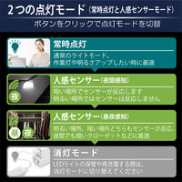 LEDバーライト 日本トラストテクノロジー USB LEDBARライト 3色切替 21cm LEDBARSBT21ー3C 1個