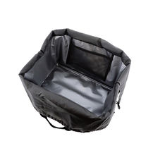 LIV PLUS 保冷バック 保冷レジカゴバッグ エコバッグ 20L ブラック LVー0041 1個　大容量