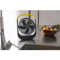 トップランド 18cm コードレス 充電ファン 大風量 ホーム&アウトドア ラージ 3電源対応 SF-DFC39 BK 1台