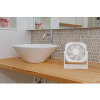 トップランド 12cm 薄型 コンパクトファン 3電源対応 底面マグネット固定式 ホワイト SF-DF25 WT 1台