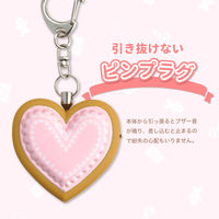 【防犯用品】アスカ プリンセス防犯ブザー アイシングクッキー ピンク GE080PN 1個