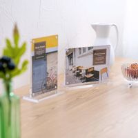 ナカバヤシ アクリルマグネットスタンドフォトフレーム Lタテ F-AC-104-L 1枚